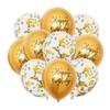 20ks metalický balónek Happy Birthday Balloon Confetti Balloon Gold Silver Blue
