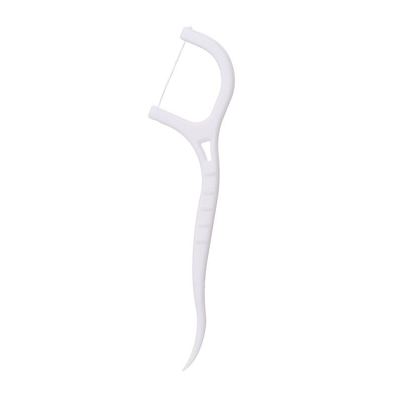 Ultra-Fine Bow-Shaped Floss Picks for Teeth Cleaning