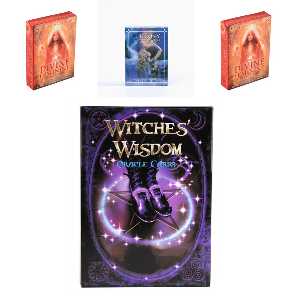 Witches Wisdom Oracle Deck With Divination Cards For Mystical Exploration And Meditation