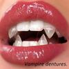 Vampire Teeth Fangs Dentures Props Halloween Costume Props False Teeth Solid Glue Denture Adhesive Halloween Party Decor