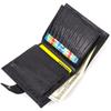 Textured Men's Wallet Made of Genuine Leather with Embossed CANPELLINI 21745 Black