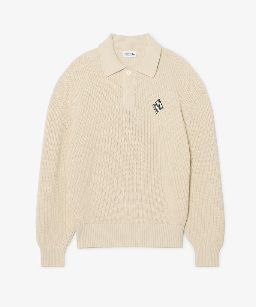 LACOSTE Men'S L Logo Long Sleeve Sweater Polo Ah0612-56G S7G