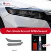2 Pcs Car Headlight Protective Film Transparent Black TPU Sticker For Honda Accord 2016 2017 2018   9 10th Accessories