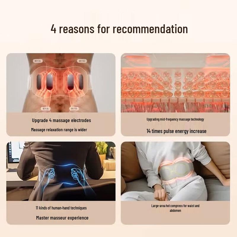 SKG K5 II Wireless Pulse & Hot Compress Lumbar Waist Massager CN plug (adapter included)