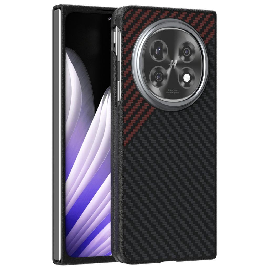 ABEEL For Oppo Find N5 5G Case Compatible with MagSafe Carbon Fiber Texture Back Cover