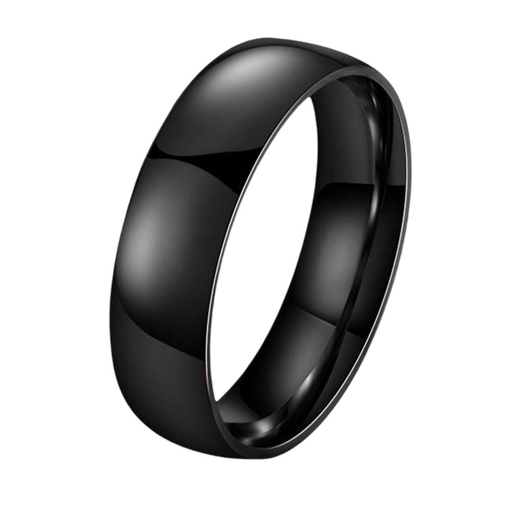 Ring Simple Steel Daily Stylish All-Match Christmas Halloween Exquisite Rings Jewelry Classic Wedding Engagement