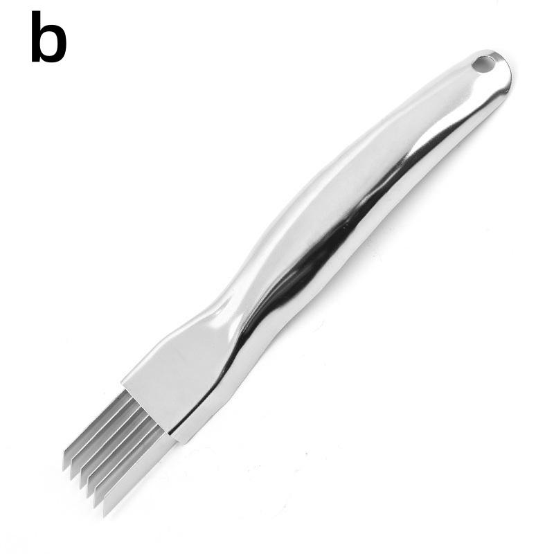 Nerezová kráječka na cibuli Struhadla Multifunkční nůž na cibuli Česnek Nůž na rajčata Kráječ zeleniny Kráječ Kuchyňské pomůcky na vaření