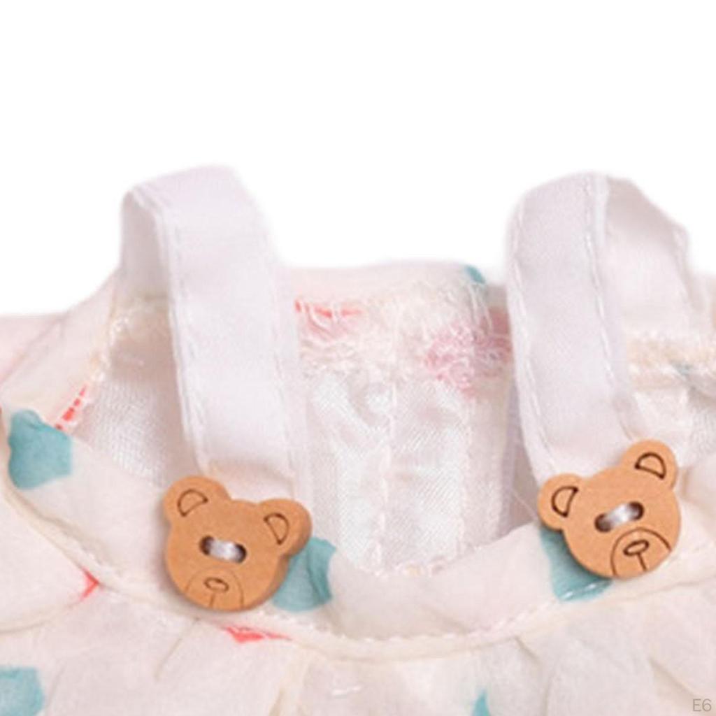 Adorable Doll Outfit Set with Hair Decorations for Young Girls