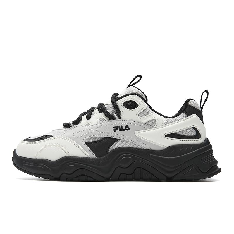 FILA Collina Cushioning Abrasion Resistant Coverage Lightweight Height Increasing Low top Chunky Sneakers Women s F12W612135FAS 36.5