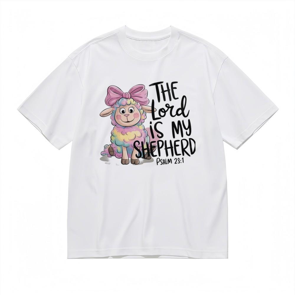 

Men s Fashion Soft Breathable Classic T-Shirt Religious Lamb Graphic Tee 4XL