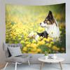 Faithful Partner Tapestry Border Collie Tapestry Nature and Animals Tapestry Art Home Living Room Bedroom Decor Tapestries