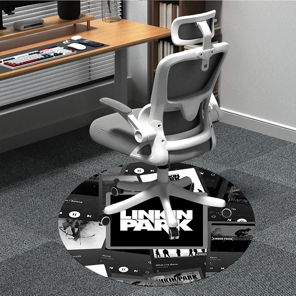 

1pc Linkin Park Office Round Area Rug, Under Office Chairs Bedroom Living Room Home Decor, Room Decoa1016302 80cm by 80cm