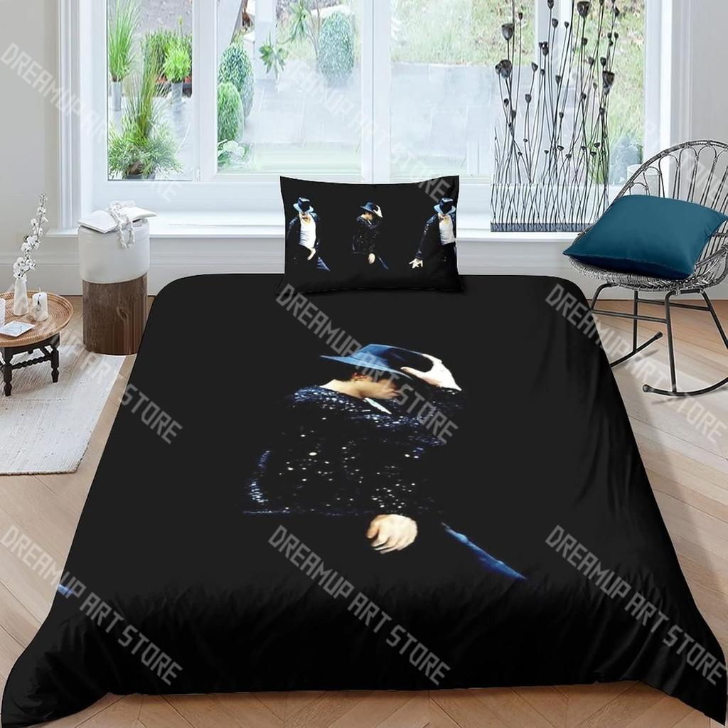Fashion Michael Jackson Bedding Set Single Twin Full Queen King Size Bed Set Kids Bedroom Duvetcover Sets Bed Sheet Set