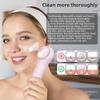 Sound Facial Cleansing Brush Waterproof Silicone Skin Care Massager with 3D Vibration For Deep Hole Cleansing