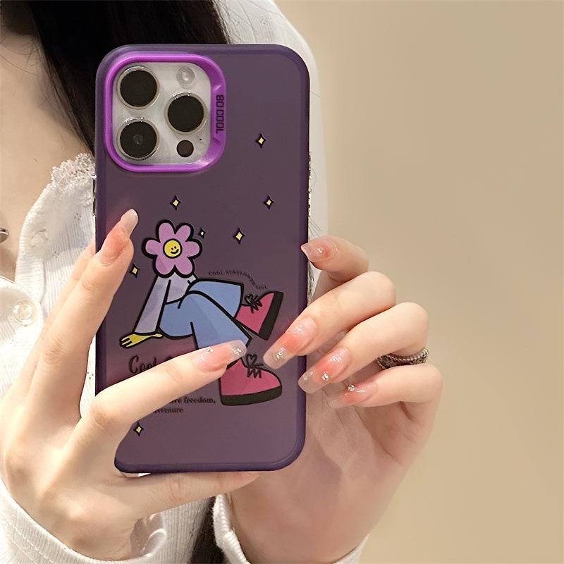 Zhitai Funny Frosted Laser Mobile Case for iPhone 12/13/14/14 Pro Max