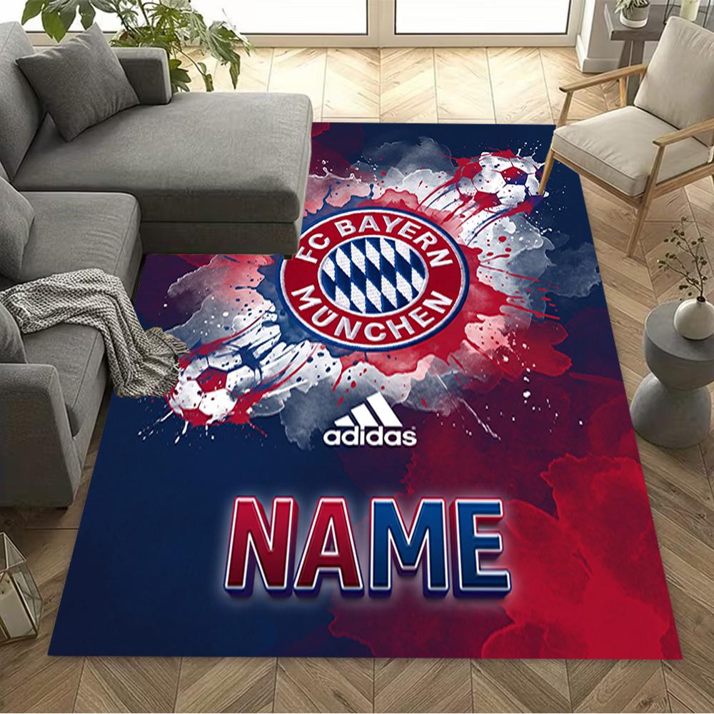 Bayern Munich Champions Floor Rug Office Rug Perfect for Entryway Study Room Decorate Room Dining Room Antislip Carpet Office Home Decor
