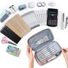 Large Capacity Multi-layer Pencil Case for High School Students - Dirt-resistant and Simple Design