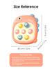 Mini 1Pcs Whack A Mole Game Hand Eye Coordination Educational Toy For Kids Random Color Finger Pinch Stress Easing