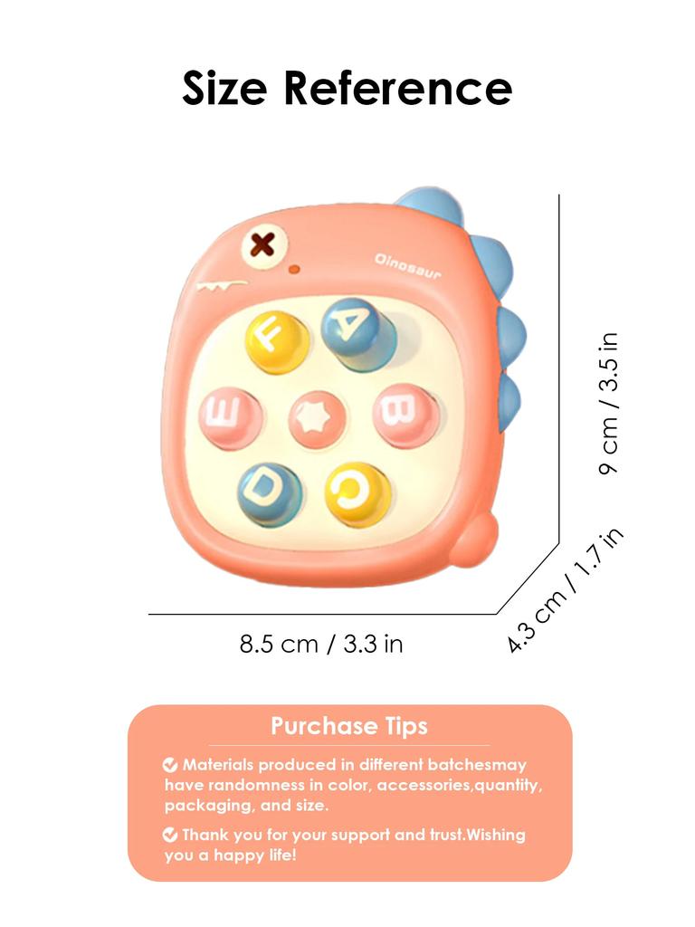 Mini 1Pcs Whack A Mole Game Hand Eye Coordination Educational Toy For Kids Random Color Finger Pinch Stress Easing