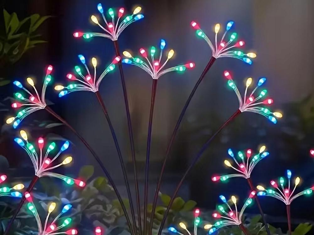 Garden Lamp 2 Pcs Flower 70Cm (60)