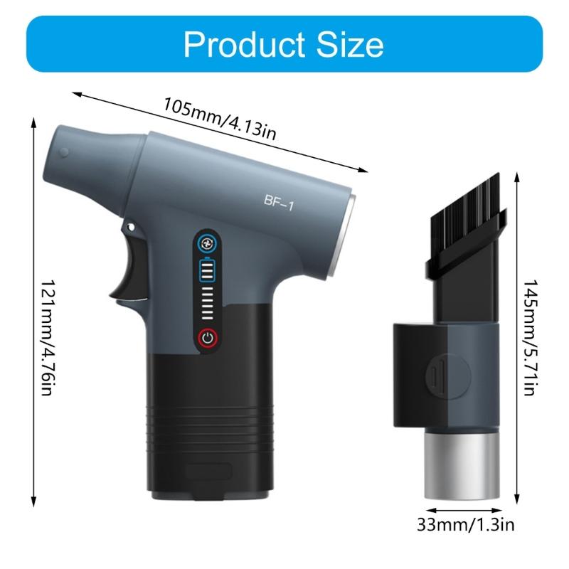 Multifunctional Cordless Violent Fan Air Blower for Efficient Home Office & Car Cleaning with Strong Suction Power