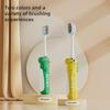 Baby Soft Children's Toothbrush - Cute Cartoon Dinosaur Design for Infants and Toddlers