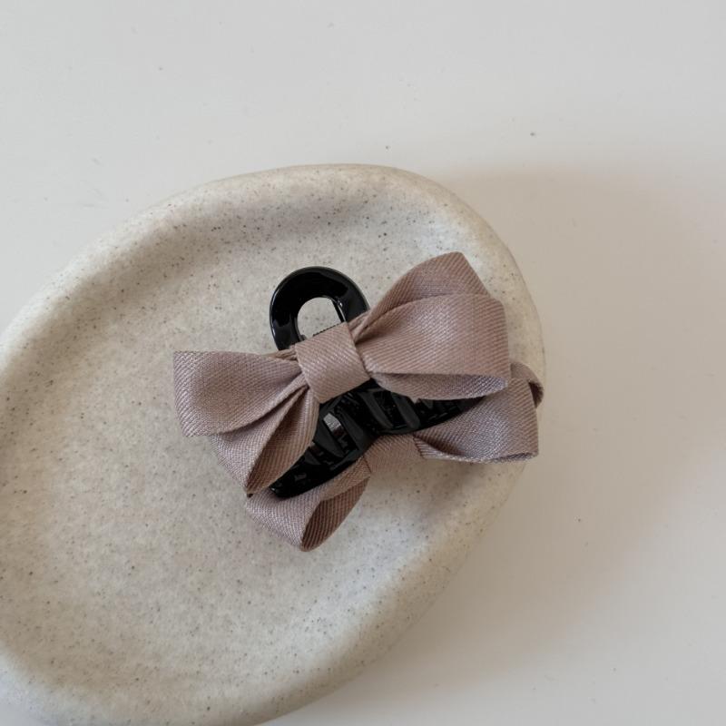 Bows Princess Head Small Size Hairpin Clip Women's High Fashion Retro Side Braid Hairpin Hair Clip