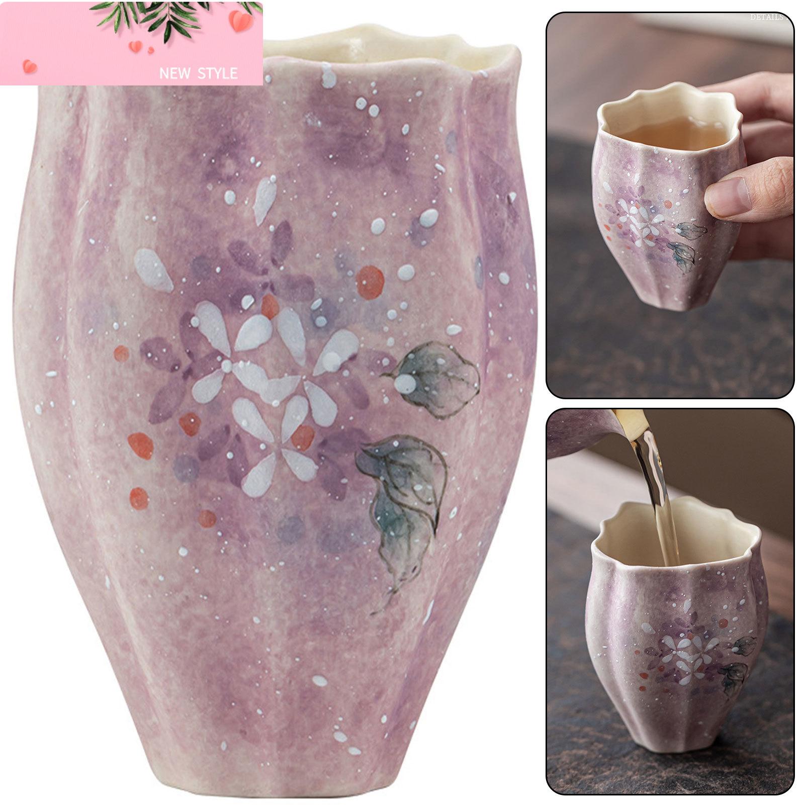 Ceramic Chinese Tea Cups Hand Painted Art Pottery Tea Cup For Adults China Mainland