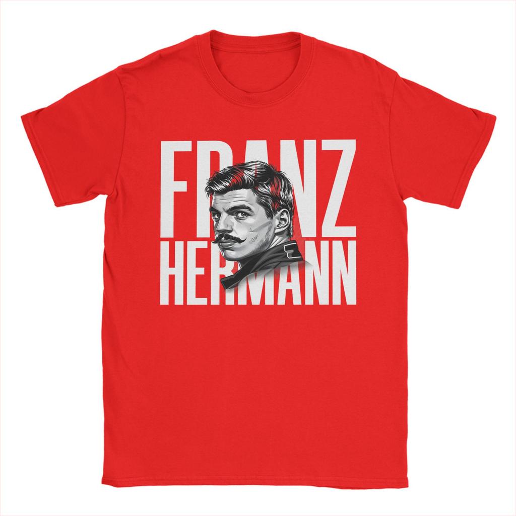 Franz HerUnisexn Portrait T Shirt Unisex Pure Cotton Humorous TShirt Crew Neck  Tee Shirt Short Sleeve Clothing Big Size