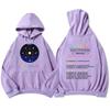 Band Cold-play Music of The Spheres World Tour 2025 Hettegensere Langermet Herre/Dame Sweatshirts Trykk Hettegenser