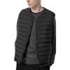Solid Color Round Neck Sleeveless Vest Men Vest Black 470061-09