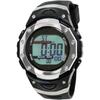 CREPHA Digital Radio Wave Solar Sports Watch Outdoor Silver F-63-504SV