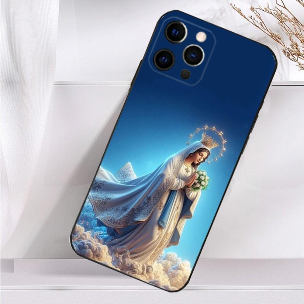 

Virgin De Guadalupe Phone Case For iPhone 16,15,14,13,12,11 Plus,Pro Max,XS,X,XR,SE,Mini,8,7 Soft Silicone Black Cover iPhone11PRO