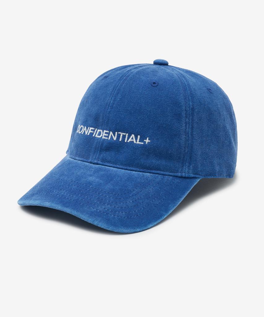 LADY VOLUME Confidential Stone Washed Ball Cap (Blue)