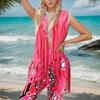 Bold Color Hippie Costume 5 Piece Set Fashion Hair Decoration Fringe Vest Pants Bandana For 1970s Themed Celebrations