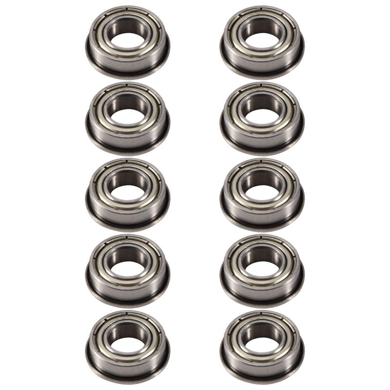10 Pezzi F688ZZ Cuscinetti a Sfere Radiali Flangiati Cuscinetto a Sfere Flangiato Radiale in Metallo Acciaio Doppiamente Schermato, 8 X 16 X 5mm Per Motore