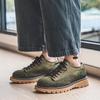 Mode Frühling Herbst Heißverkauf Herren Wildleder Schuhe Dicke Sohlen Abriebfeste Sohlen Herren Oxford Schuhe Retro Leder Arbeitsschuhe