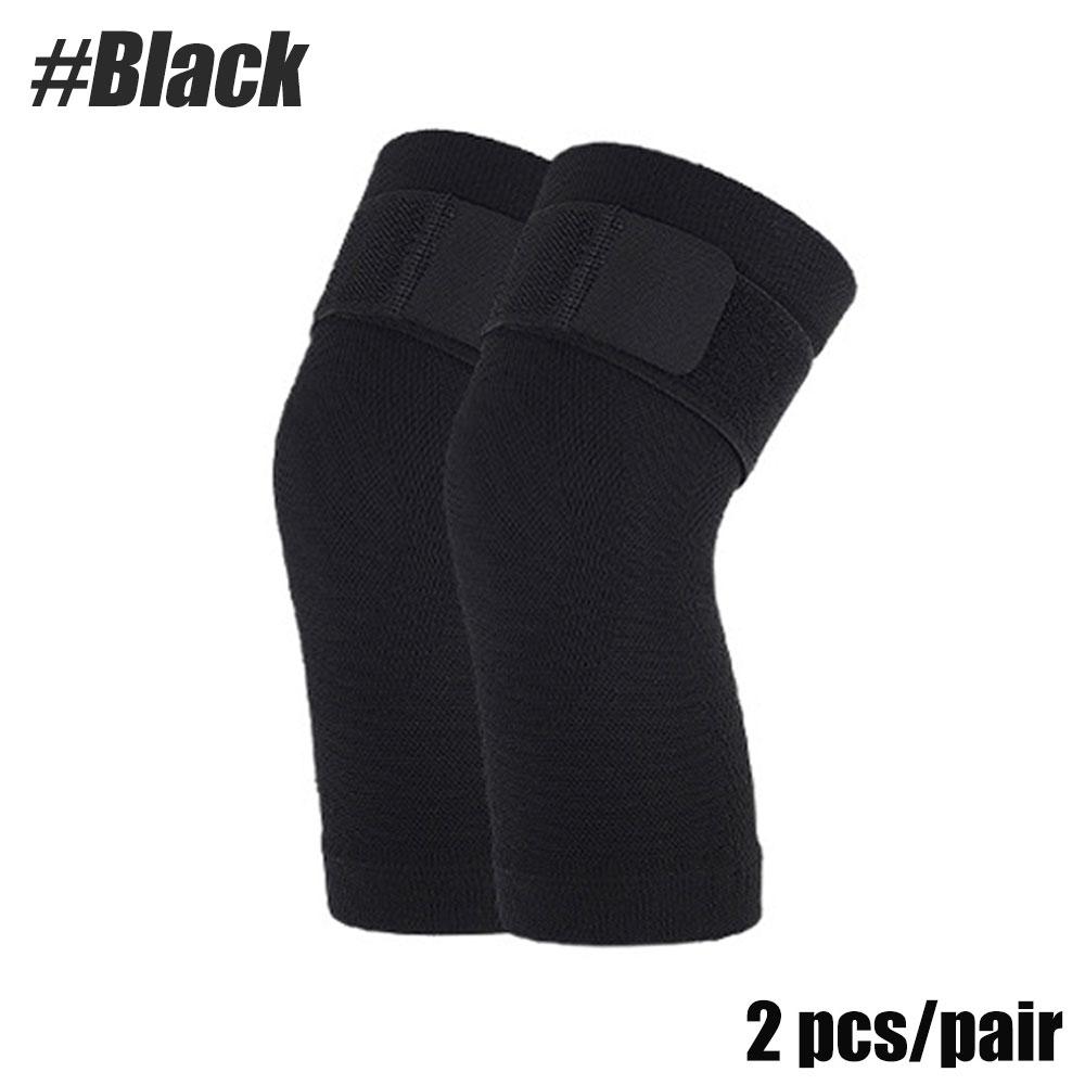 1Pair Compression Knee Sleeves Elastic Knee Brace For Arthritis Pain Relief, Leg Pain Management, Knee Support For Sport Running