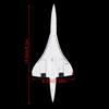 1:400 Scale Concorde Air France Airplane Model, France Airline Alloy Diecast Plane Model Toys Collection Home Decor Miniatures