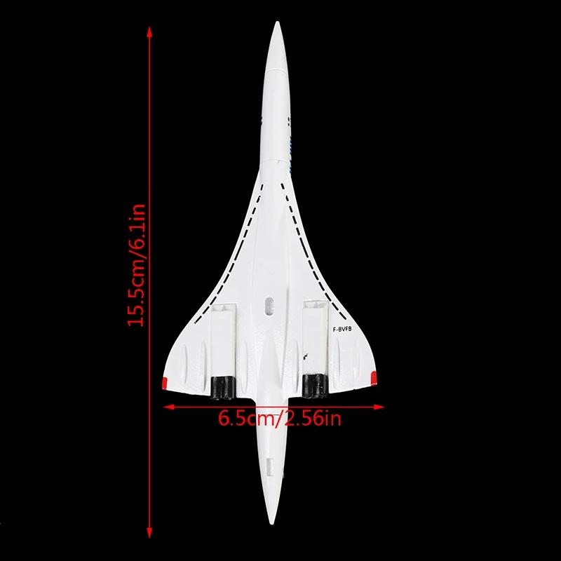 1:400 Scale Concorde Air France Airplane Model, France Airline Alloy Diecast Plane Model Toys Collection Home Decor Miniatures