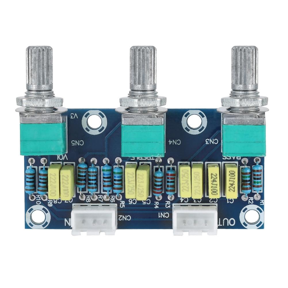 3 Channels Pre Amplifier Module Toning Board for Audio XH2.54 3P Socket