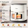 Midea MF-KZC5089 5L Smart Steam Air Fryer CN Plug (adapter Included)