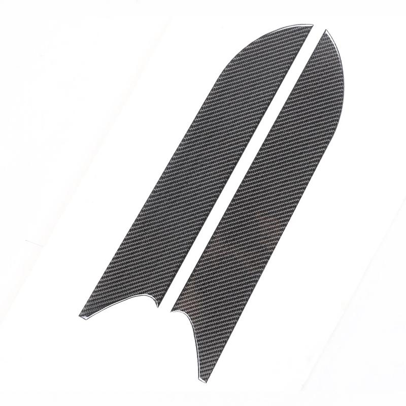 For Xiaomi SU7 2024+ Soft Carbon Fiber Car Front Door Anti-Kick Sticker Panel Decorative Cover Car Interior Accessories