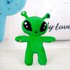 Peluche Alieno Verde da 25 cm Bambola Cartone Animato Morbida Carina Ripiena per Bambini Regalo di Compleanno Natale