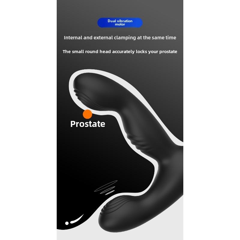 Remote Control Vibrating Prostate Massager Rear Anal Plug Male Masturbator Sex Products