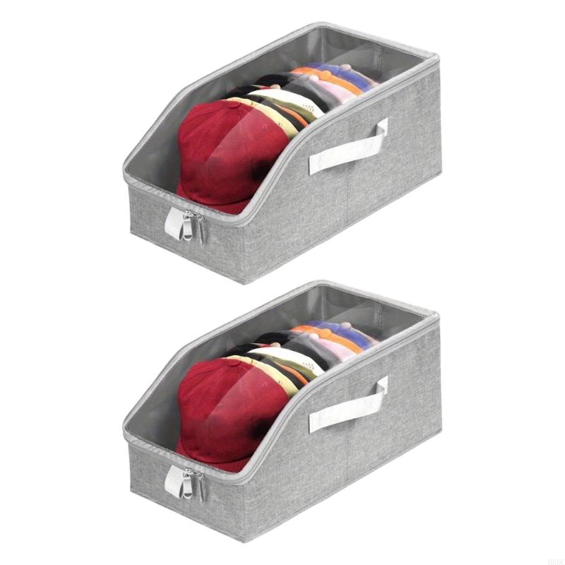 Zippered Baseball Hat Organizers Compact Storage Solution for Small Spaces Closet Use HX6C