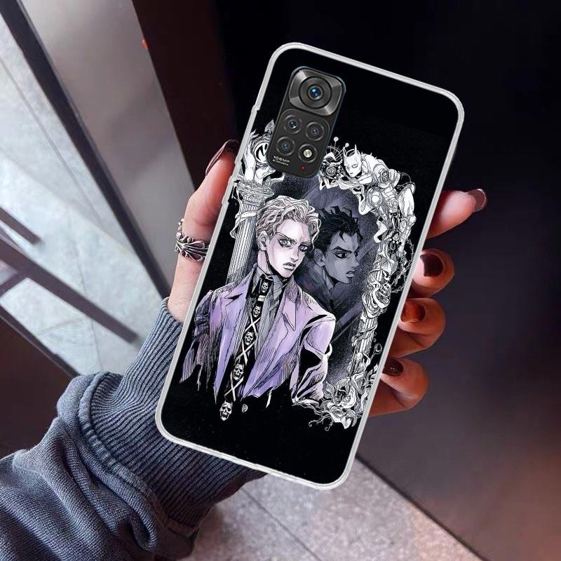 JoJo Kira Yoshikage Killer Queen Phone Case For Xiaomi Poco X5 X6 X7 Pro F7 Ultra M7 Redmi 15C 15 13C 13 12C 12 10 10C 10A 9 9C
