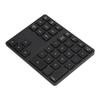  308 35 Keys Numeric Keypad Rechargeable Wireless   Thin Keyboard Compatible with   5.0(Black )