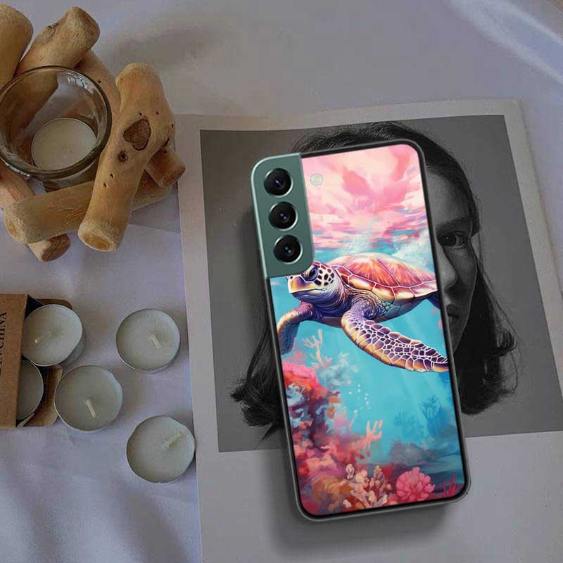 Marine Organisms, Sea Turtles, And Animals Phone Case For Samsung Galaxy S22 S25 Ultra S21 S10 Plus S26 Edge S20 S23 S24 FE