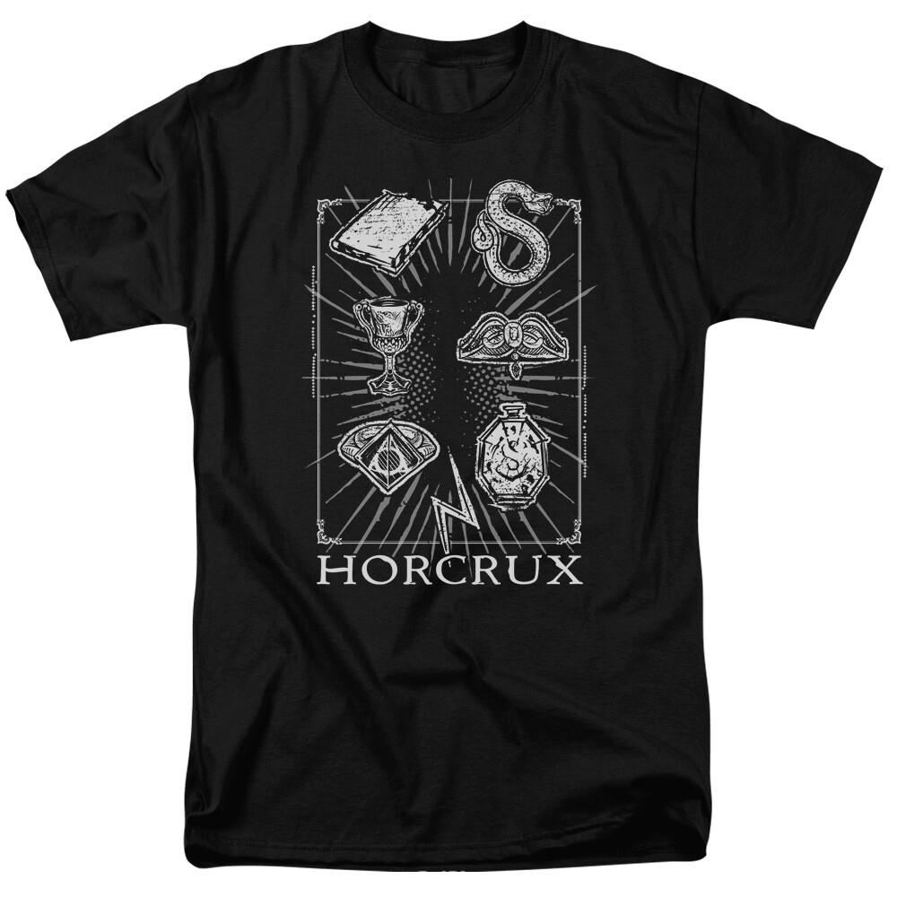 Harry Potter Horcrux Symbols T Shirt Mens Licensed Wizard Movie Tee Black L